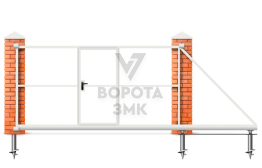 Откатные ворота каркас 2000×3000 ЗМК-7677
