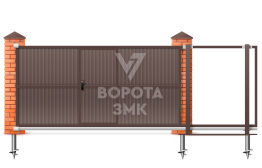 Ворота откатные 6 метров 6000×2300 ЗМК-8019