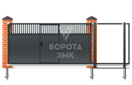 Откатные ворота 2250×2550 ЗМК-6934