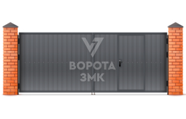 Ворота оцинкованные 2500×2750 ЗМК-5422