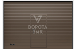 Подъемные ворота для гаража с калиткой 2125×2750 ЗМК-3048